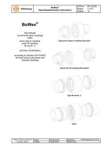 BoWex Operating/Assembly instructions KTR