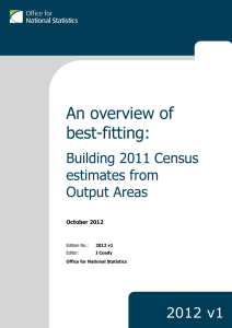An overview of best-fitting - Office for National Statistics