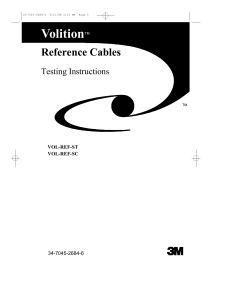 Test Cable Instructions