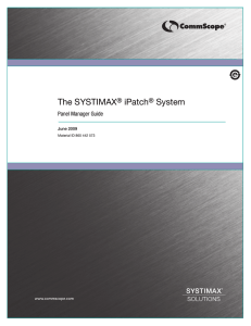 SYSTIMAX iPatch System
