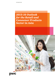 2015-16 Outlook for the Retail and Consumer Products