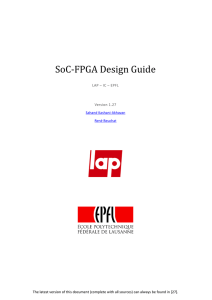 SoC-FPGA Design Guide - Moodle