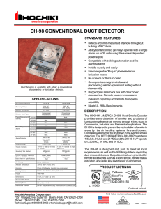 dh-98 conventional duct detector