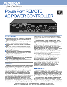 PWRPORT Data Sheet