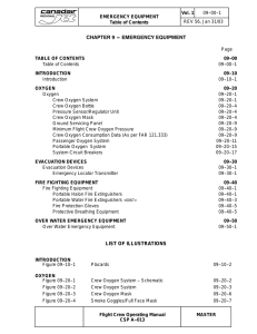 chapter 9 --- emergency equipment list of illustrations