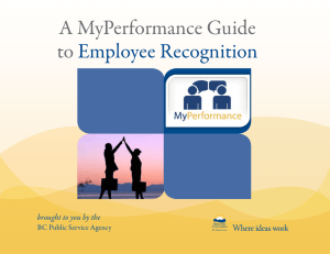 A MyPerformance Guide to Employee Recognition