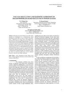 voltage regulation and harmonic supression of transformerless