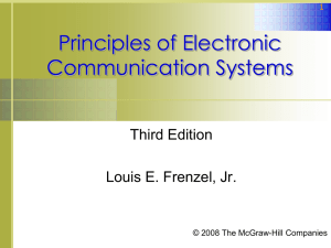 Principles of Electronic Communication Systems