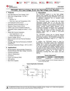 TPS7A4001 - Texas Instruments