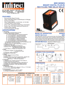 BRR SERIES BINARY DIGITAL PLUG