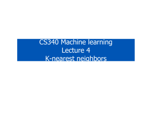 CS340 Machine learning Lecture 4 K