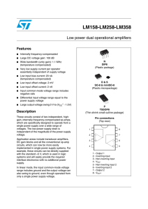 LM158-LM258-LM358 - Allied Electronics