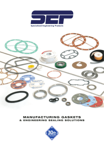 Gasket Brochure - Specialised Engineering Products