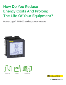 PM800 series Power Meter