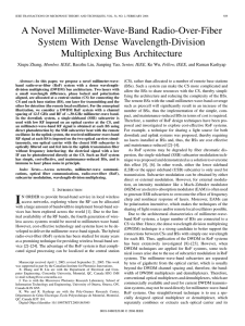 A novel millimeter-wave-band radio-over