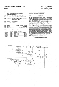 Ac motor speed control system for two individual limiting circuits