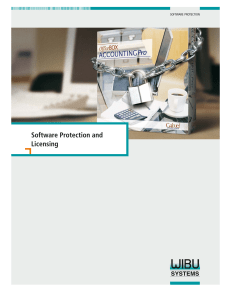 Software Protection and Licensing - WIBU