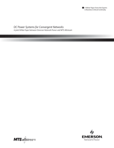 DC Power Systems for Convergent Networks