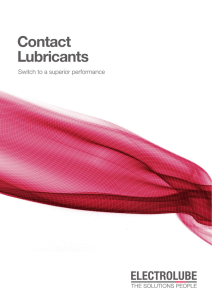 Contact Lubricants