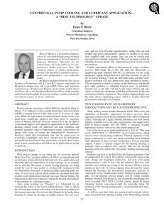 centrifugal pump cooling and lubricant application - turbolab