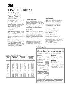 Datasheet for 3/8 Inch I.D. Clear Heat Shrink