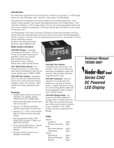 C342 DC Power LED Display Manual