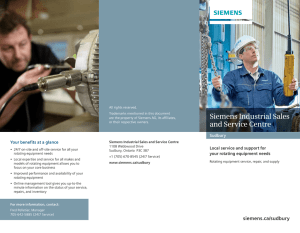 Siemens Industrial Sales and Service Centre