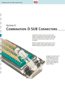 Combination D-SUB Connectors - Digi-Key