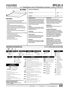 EPC22-2 - Columbia Lighting