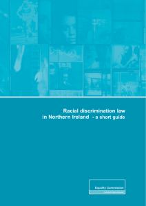 Racial discrimination law in Northern Ireland