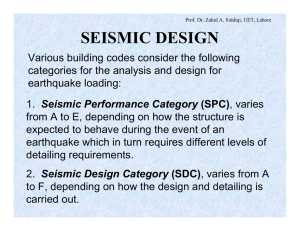 seismic design