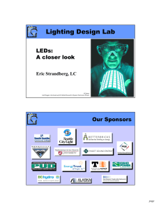 Lighting Design Lab - WSU Energy Program