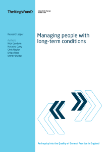 Managing people with long-term conditions