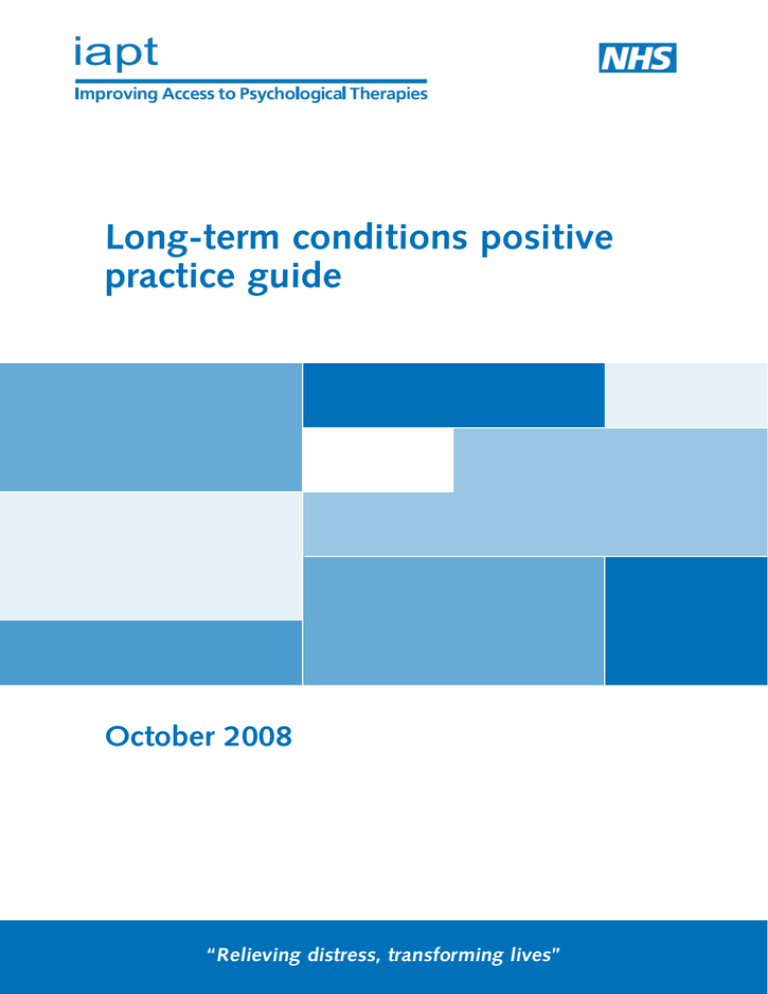 Long term Conditions Positive Practice Guide