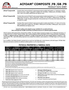 ACFoam® Composite FB GB PB