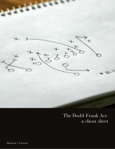 The Dodd-Frank Act: a cheat sheet