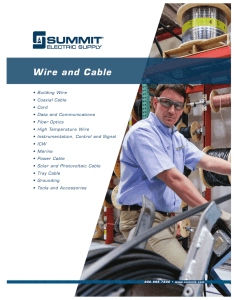 Summit Electric Supply Wire and Cable Catalog (WC12)
