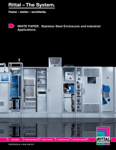 WHITE PAPER: Stainless Steel Enclosures and Industrial