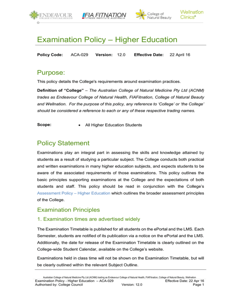higher education policy pdf