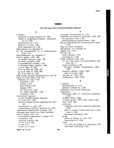 A element calculation of series resonance of, 1