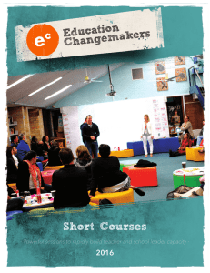 Short Courses - Education Changemakers