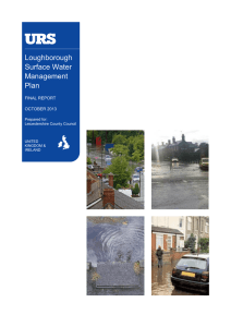 Loughborough Surface Water Management Plan