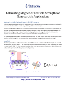 Calculating Magnetic Flux Field Strength for