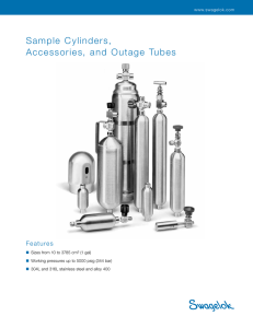 Sample Cylinders, Accessories, and Outage Tubes (MS