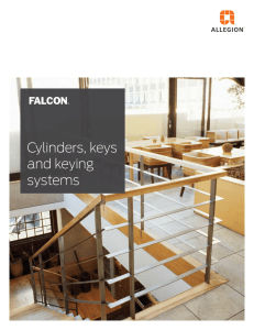 Cylinders, keys and keying systems