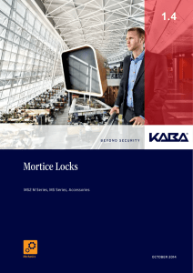 KABA PRODUCT CATALOGUE_SECTION 1_4 Mortice