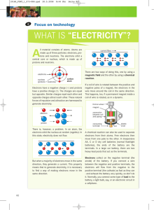 WHAT IS “ELECTRICITY”?