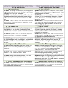 9-10 Literacy Standards