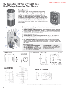 (VAC) Dual Voltage Capacitor