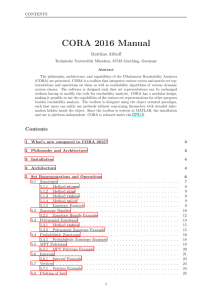 Manual CORA 2016 - Robotics and Embedded Systems